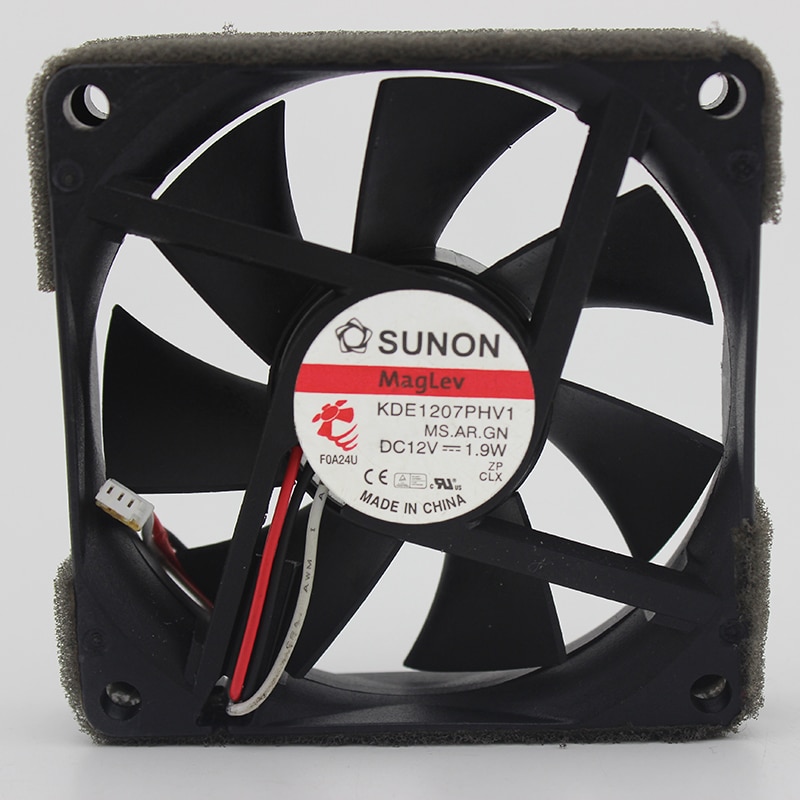 sunon KDE1207PHV1 MS.AR.GN DC12V 1.9W 3-wire cooling fan