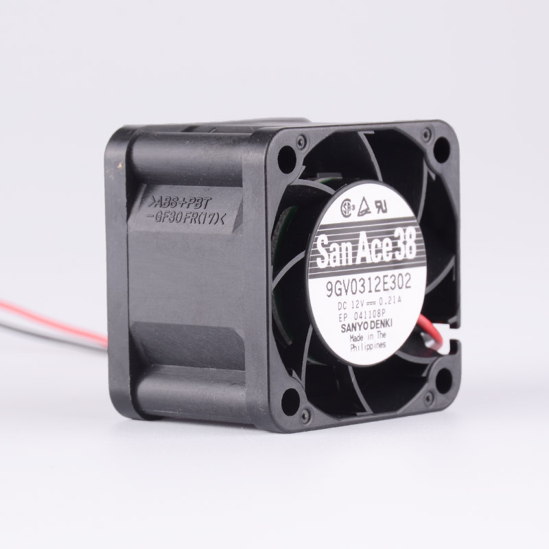 Sanyo 9GV0312E302 DC12V 0.21A 2-line server power cooling fan