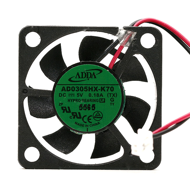 ADDA AD0305HX-K70 DC5V 0.18A 2-Wire micro cooling fan