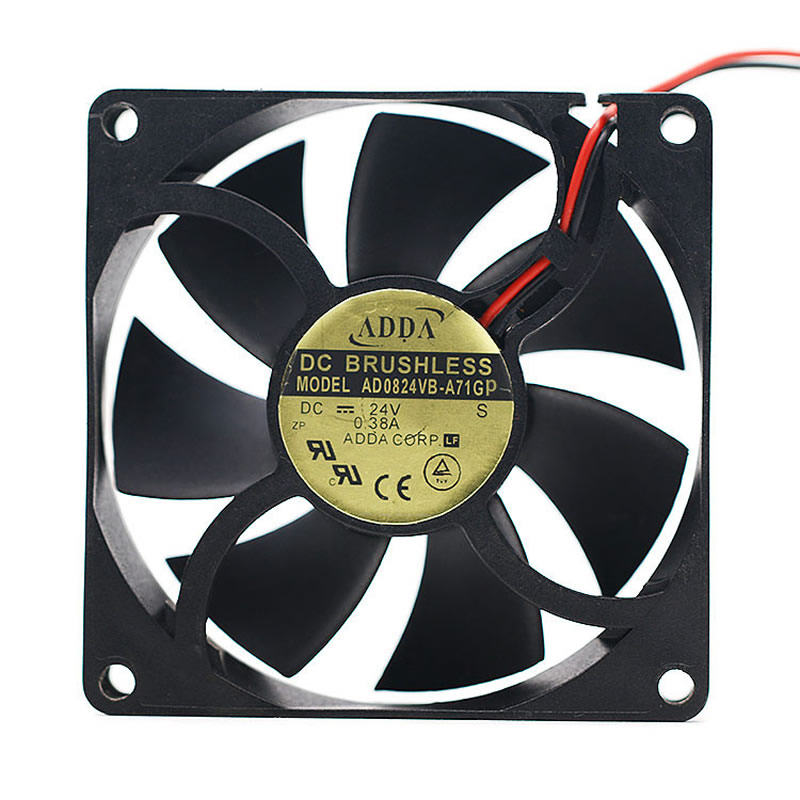 ADDA AD0824VB-A71GP/A72GP 24V 0.38A DC BRUSHLESS Cooling Fan