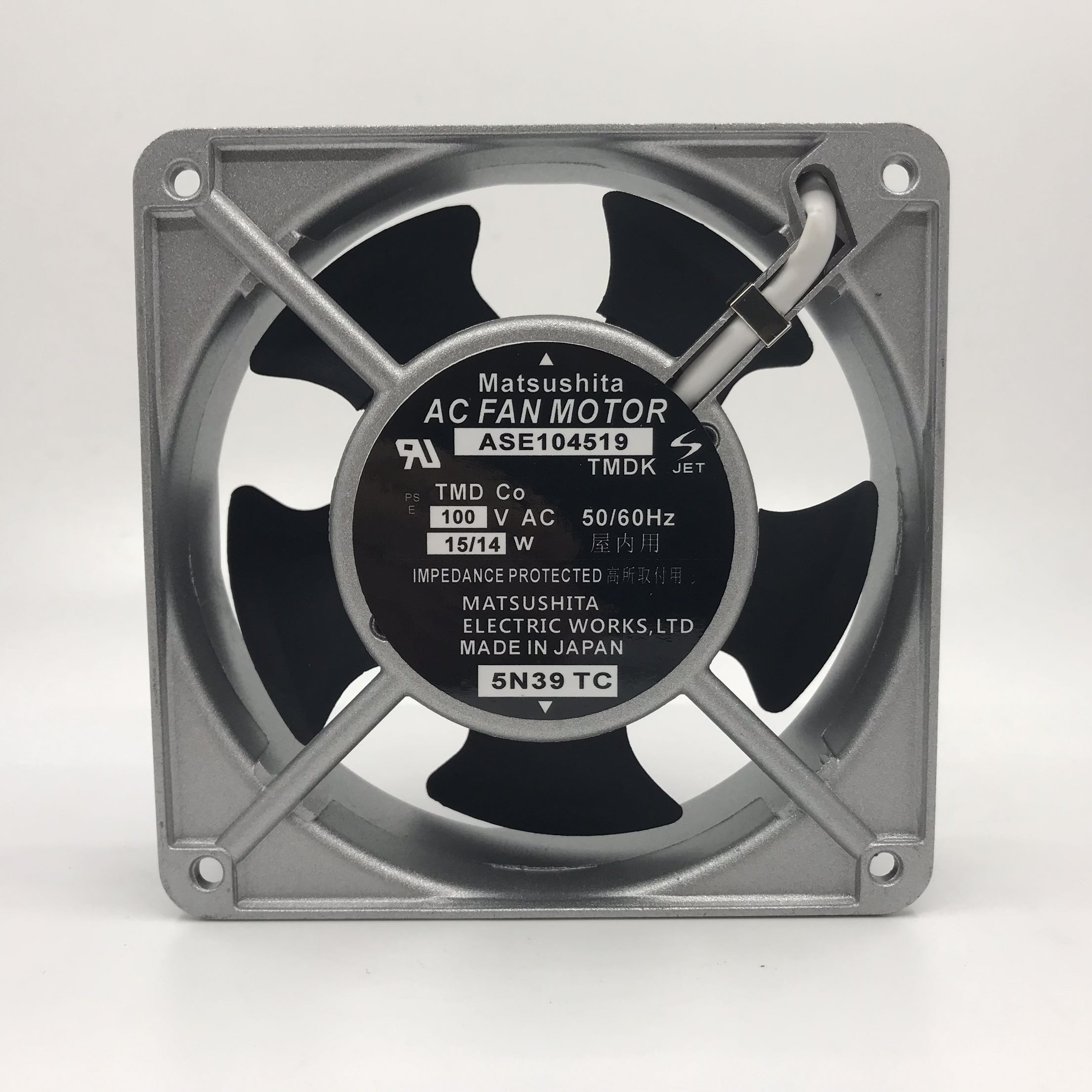 Matsushita ASE104519 AC 100V 15/14W 120x120x38mm Server Cooling Fan