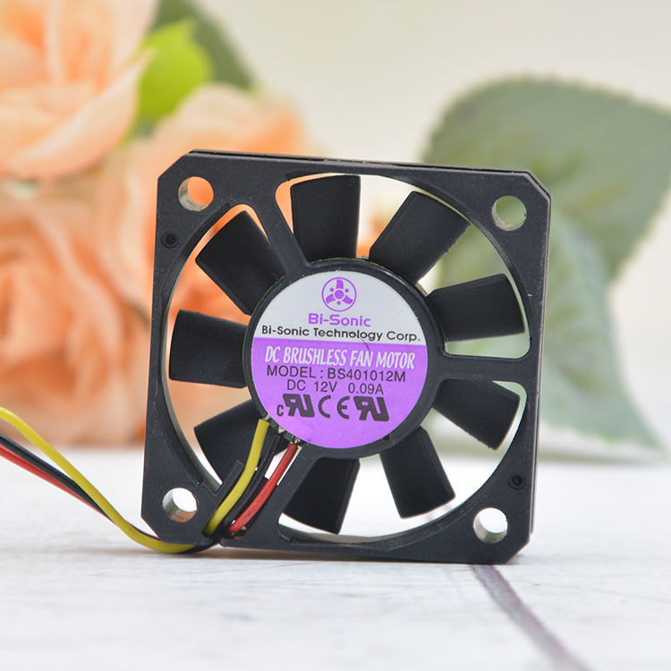 Bi-Sonic BS401012M DC12V 0.09A 3pin cooling fan