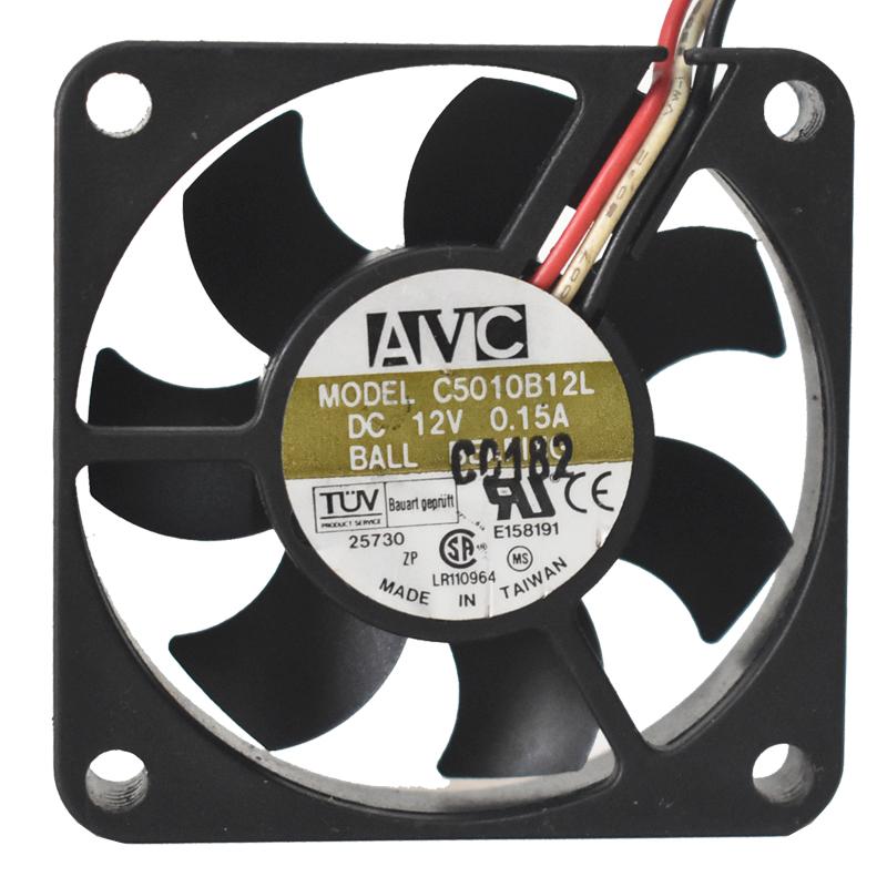 AVC C5010B12L DC 12V 0.15A 3-Wires Cooling Fan