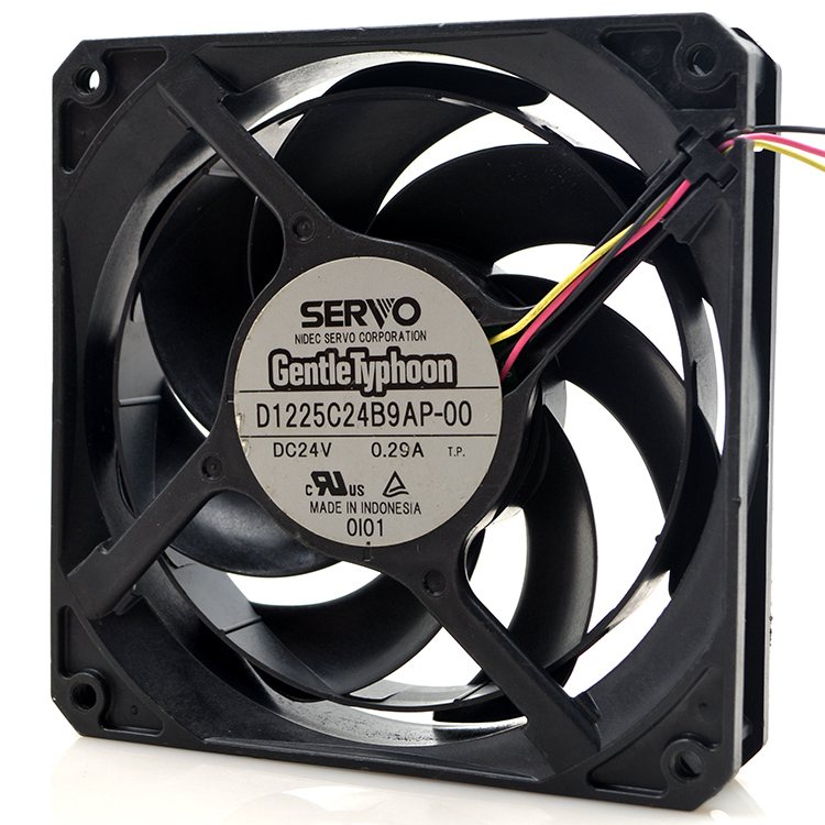 SERVO D1225C24B9AP-00 DC24V 0.29A 3-wires cooling fan