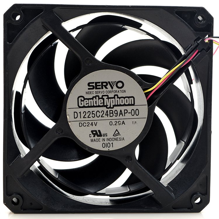 SERVO D1225C24B9AP-00 DC24V 0.29A 3-wires cooling fan