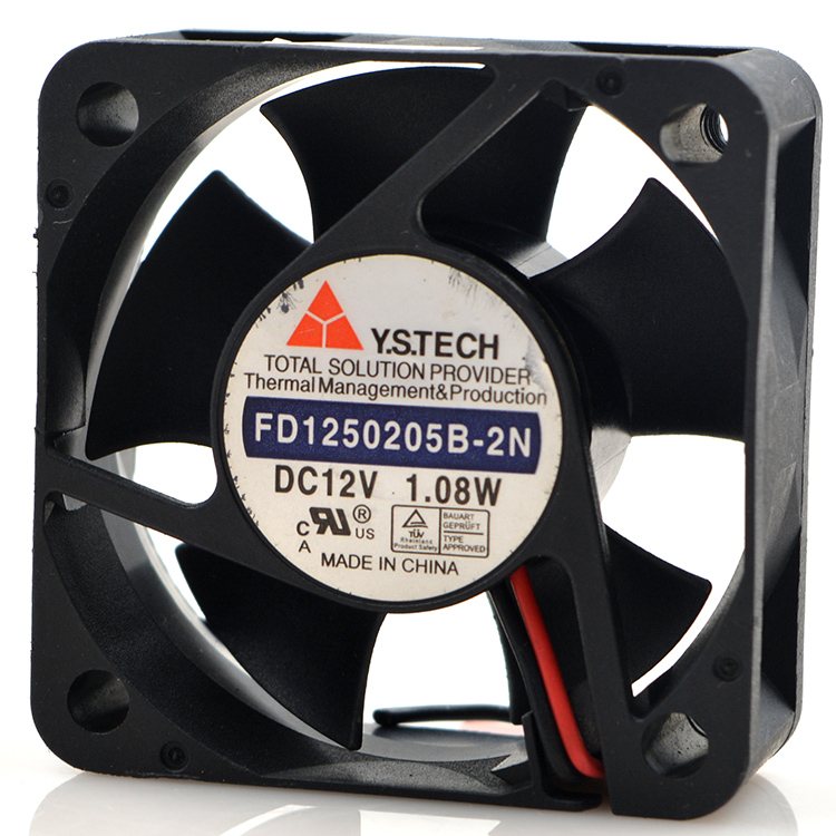 Y.S.TECH FD1202505B-2N DC12V 1.08W cooling fan