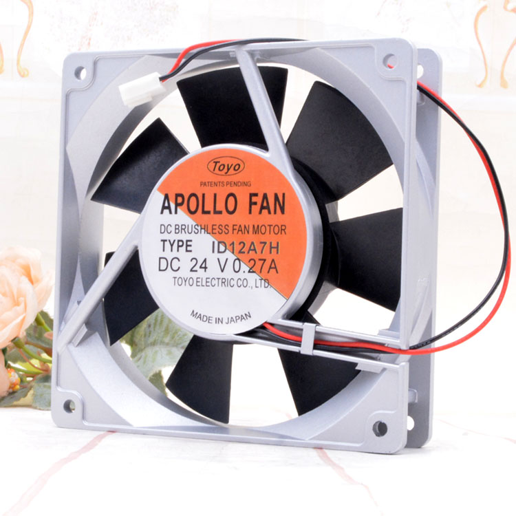 APOLLO FAN ID12A7H DC24V 0.27A 12cm cooling fan