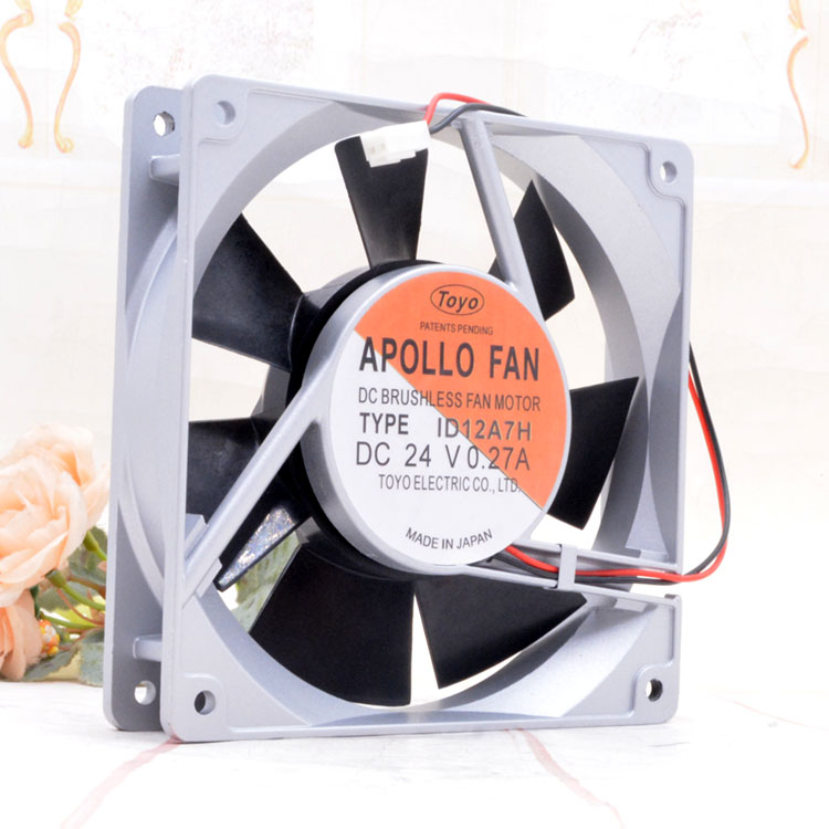 APOLLO FAN ID12A7H DC24V 0.27A 12cm cooling fan