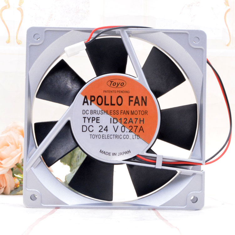 APOLLO FAN ID12A7H DC24V 0.27A 12cm cooling fan