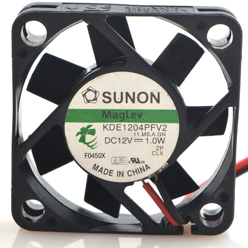 Sunon KDE1204PFV2 DC12V 0.6W 3-Wires silent magnetic suspension fan