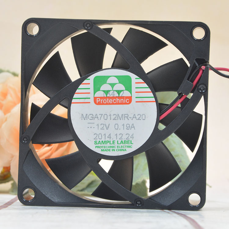 Magic MGA7012MR-A25 DC12V 0.17A 2lines silence cooling fan