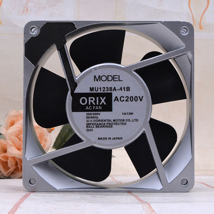 ORIX MU1238A-41B AC 200V 14/13W 120x120x38mm Server Cooling Fan