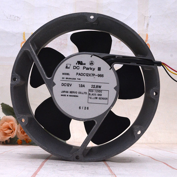 SERVO PADC12X7P-966 DC12V 1.9A cooling fan