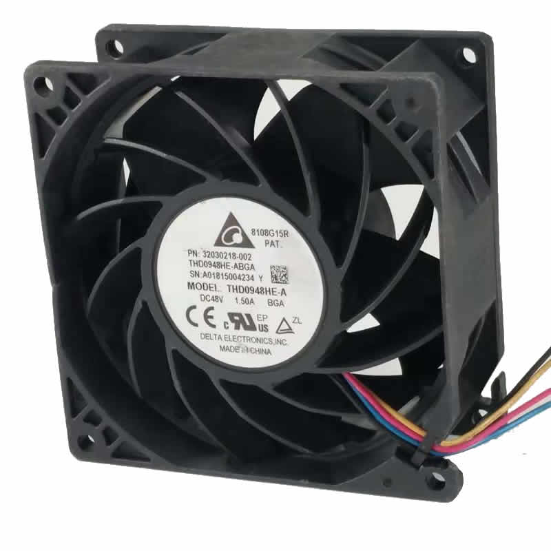 Delta THD0948HE-A DC48V 1.50A 4-wire cooling fan