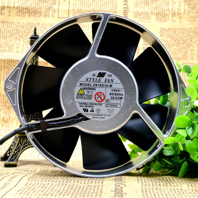 STYLE FAN ZS15D10-M AC 100V 35W metal cooling fan