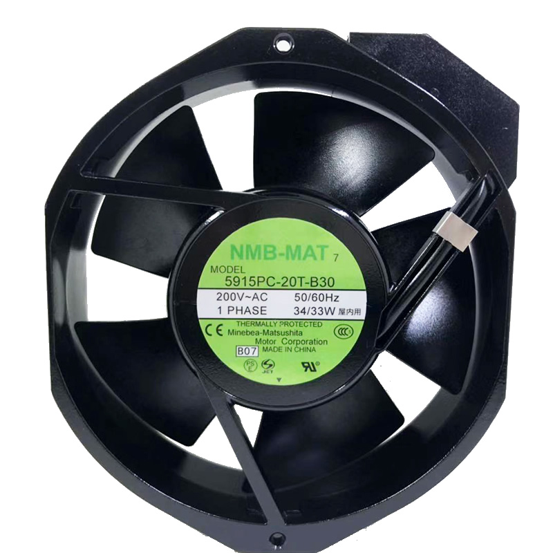 NMB 5915PC-20T-B30 AC200V 0.23A 34/33W 50/60Hz cooling fan