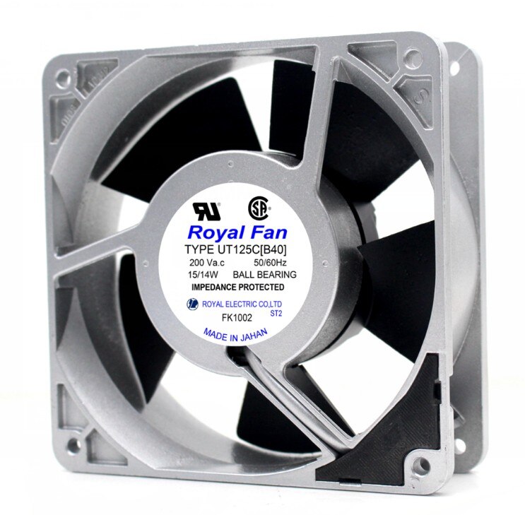 Royal Fan UT125C[40] AC200V 15/14W Server Cooling Fan