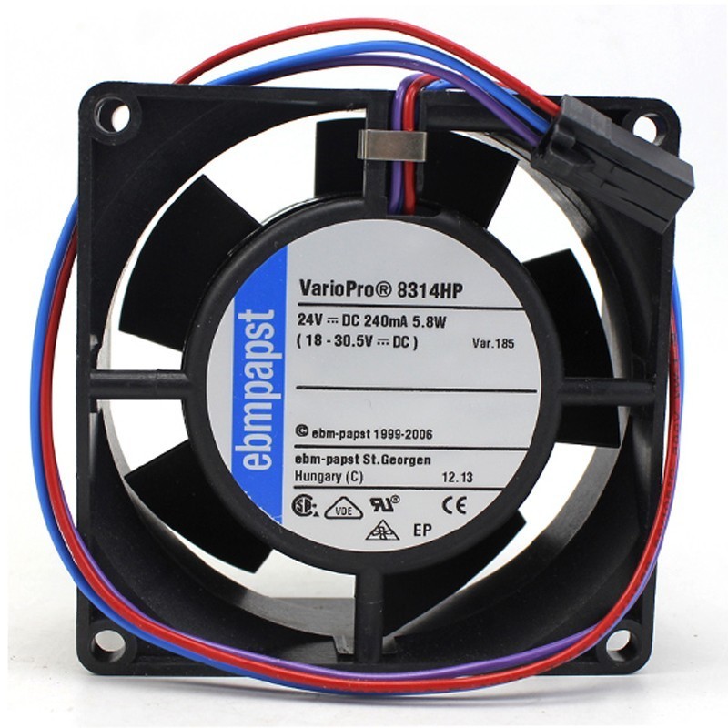 Ebmpapst 8314HP DC24V 0.24A 5.8W Server Square Cooling Fan