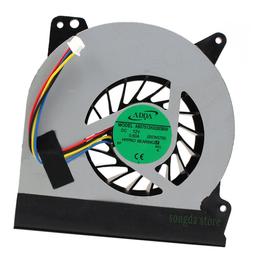 ADDA AB07512HX26DB00 DC12V 0.6A CPU Cooling Fan For ASUS Laptop
