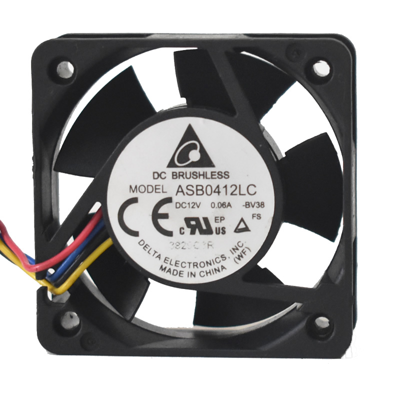Delta ASB0412LC 40mm DC12V 0.06A quiet PWM 4-wire cooling fan