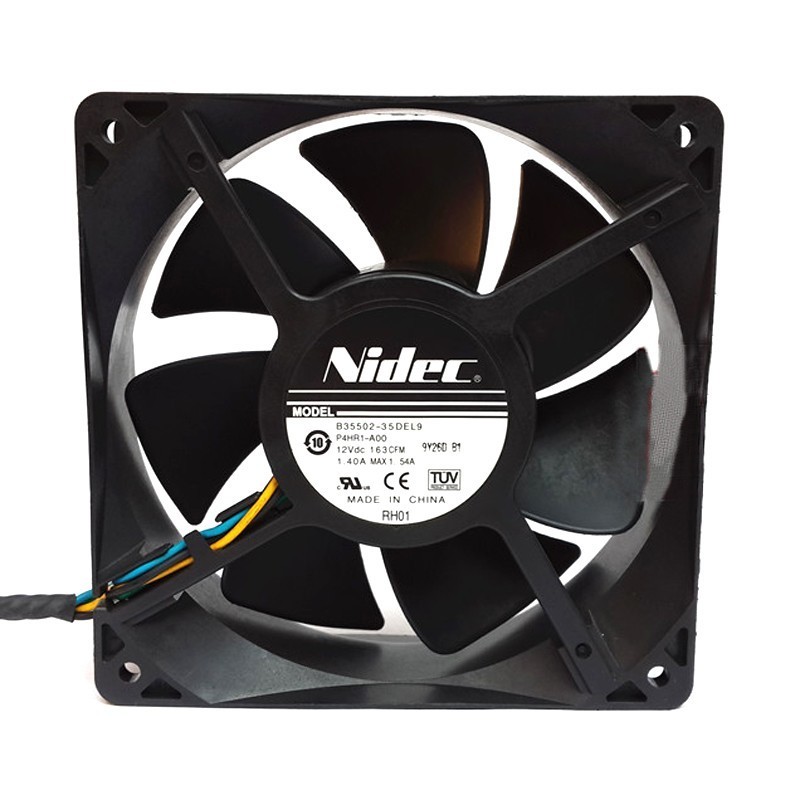 Nidec B35502-35DEL9 P4HR1-A00 12V 1.40A 4-Line Double Ball Bearing Cooling Fan