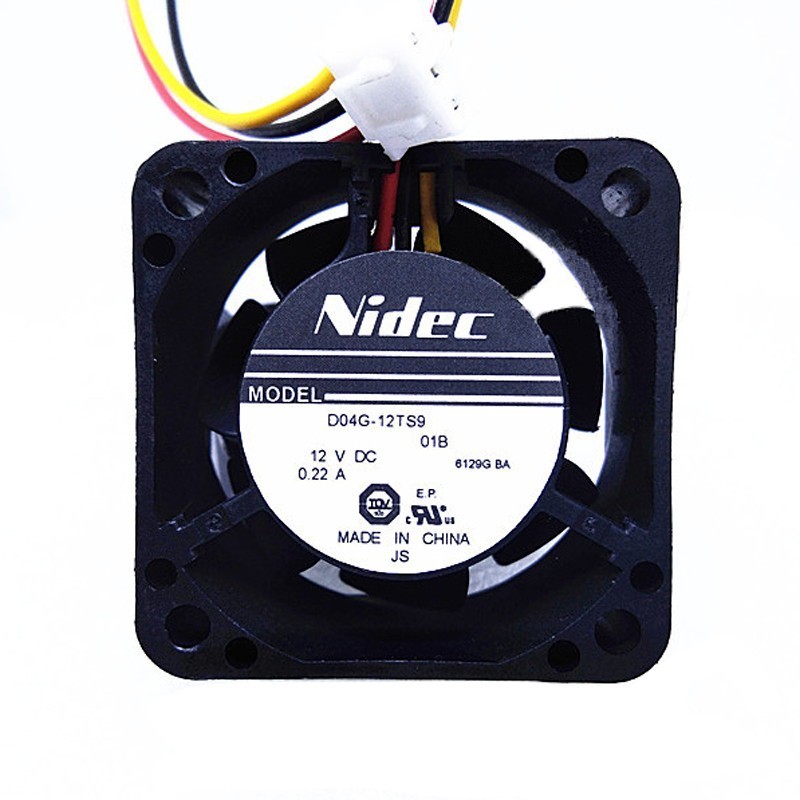Nidec D04G-12TS9 DC12V 0.22A 3-wires double ball bearing cooling fan