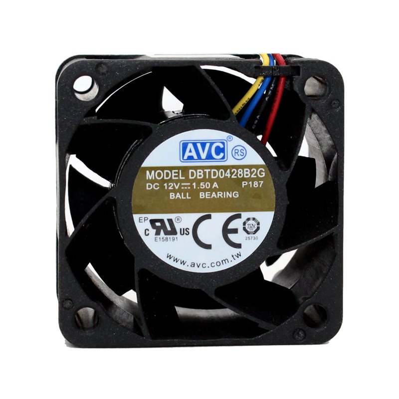 AVC DBTD0428B2G DC12V 1.50A 4-wires  server inverter cooling fan