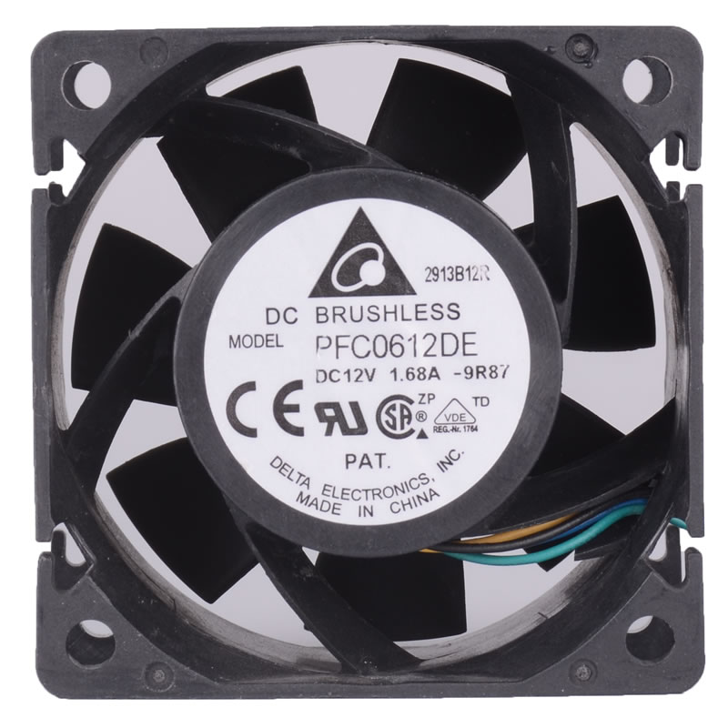 Delta PFC0612DE DC12V 1.68A axial industrial cooling fan