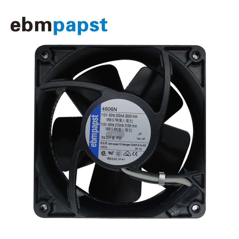 Ebmpapst 4606N AC115V 18W axial cooling fan