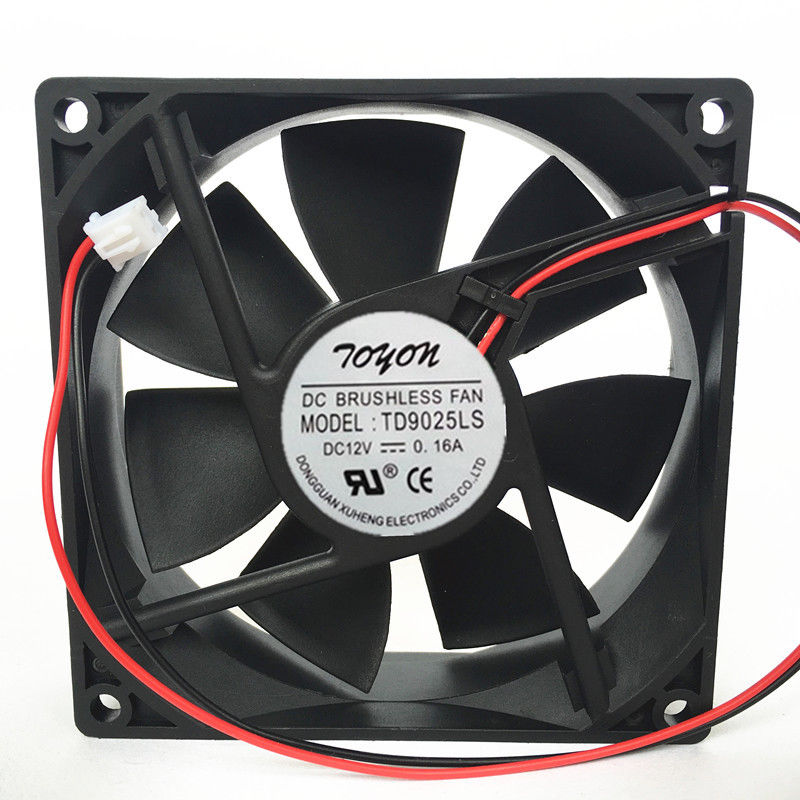 TONON TD9025LS DC12V 0.16A 2pin hydraulic mute cooling fan