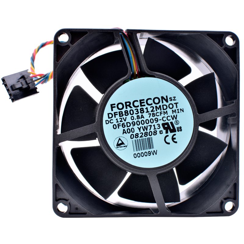 DFB803812MDOT DC12V 0.8A Double ball bearing cooling fan