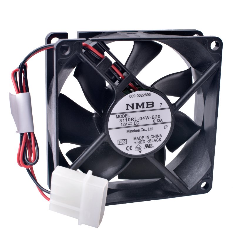 NMB 3110RL-04W-B20 12V 0.13A Double ball bearing cooling fan