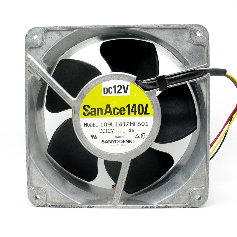 Sanyo 109L1412MH501 DC12V 1.4A metal cooling fan