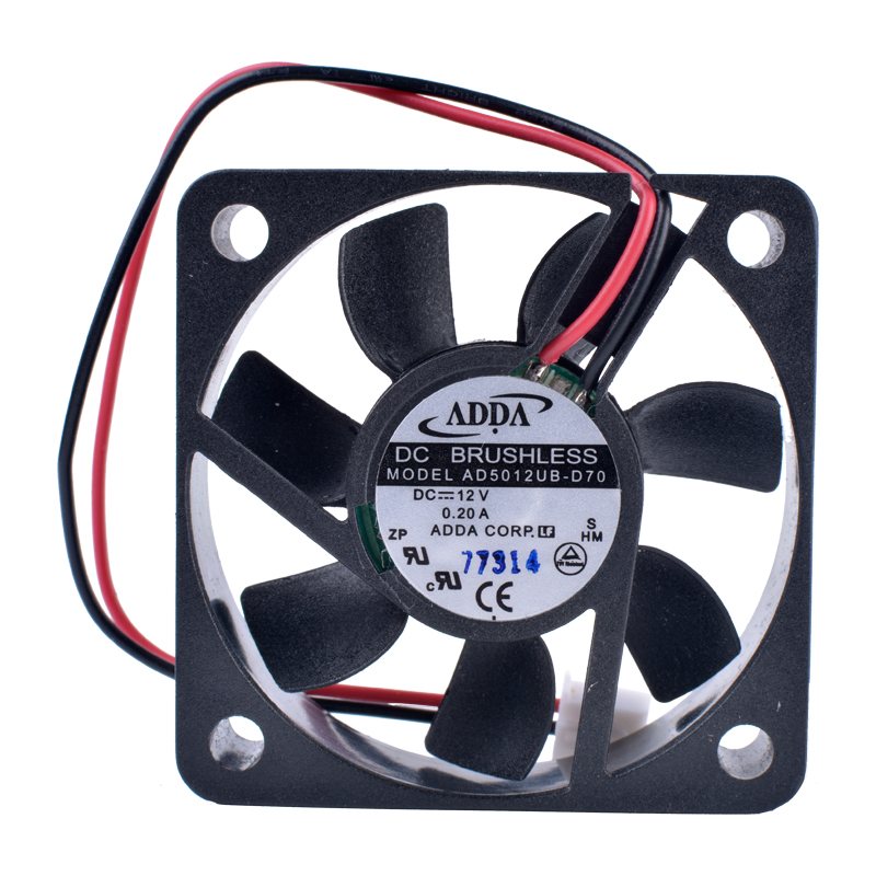 ADDA AD5012UB-D70 DC12V 0.2A double ball bearing cooling fan