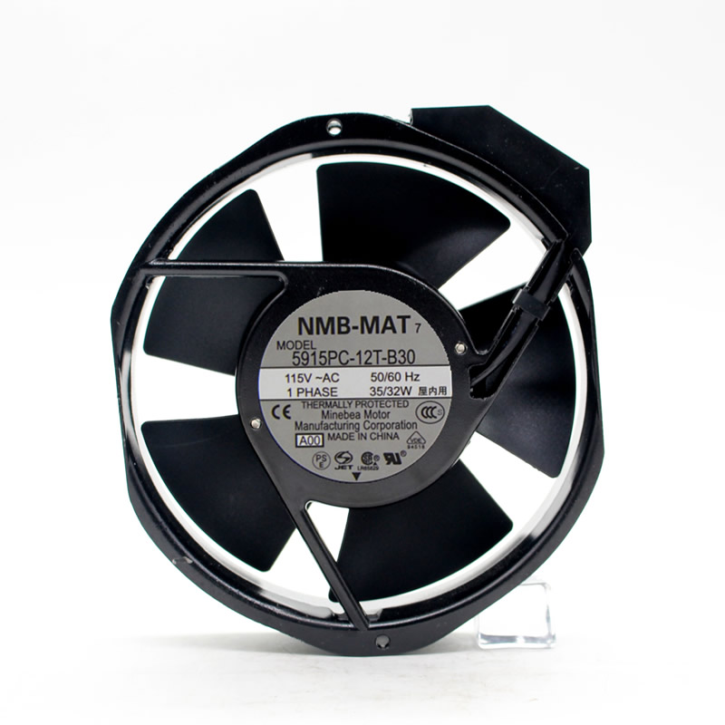 NMB-MAT 5915PC-12T-B30 AC115V 35/32W axial cooling fan