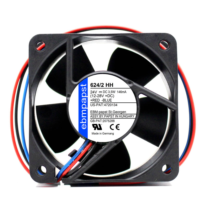 ebmpapst 624/2HH 624/2 HH DC24V Server Square Cooling Fan