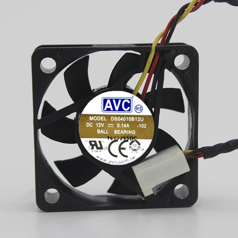 AVC DS04010B12U DC 12V 0.14A ball bearing CPU axial cooling fan