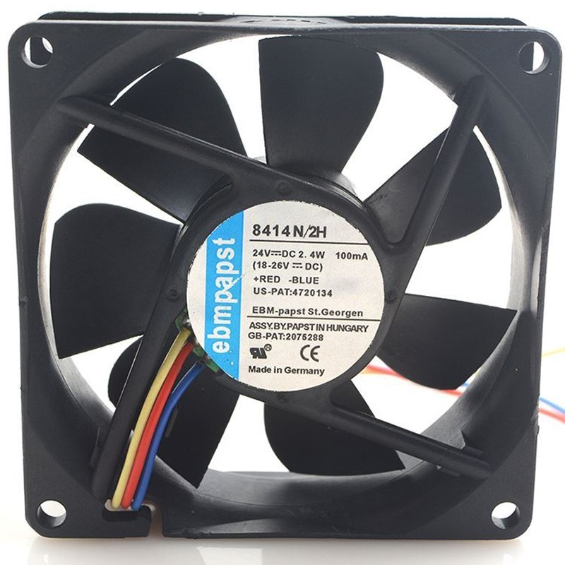 ebmpapst 8414N/2H DC 24V 2.4W 0.1A Cooling Fan