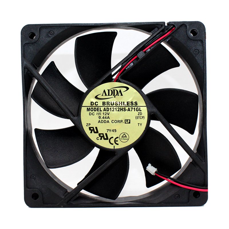 ADDA AD1212HS-A71GL 12V 0.44A 12CM 2-wire cooling fan