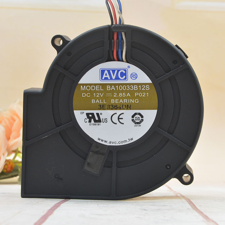 AVC BA10033B12S DC12V 2.85A Double Ball Centrifugal Turbine cooling fan
