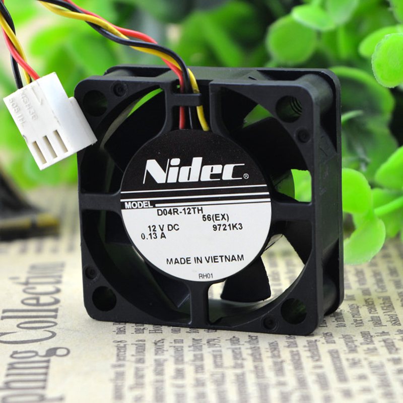 Nidec D04R-12TH DC12V 0.15A 4cm hydraulic cooling fan