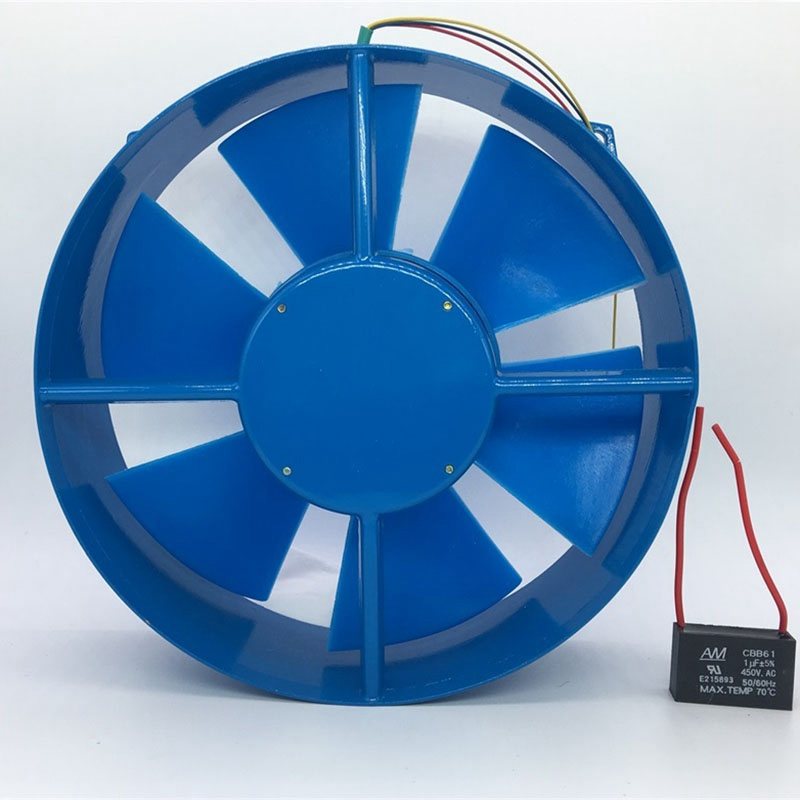 200FZY7-D AC380V 65W Axial Flow Electric Box Cooling Fan Wind Direction Adjustable