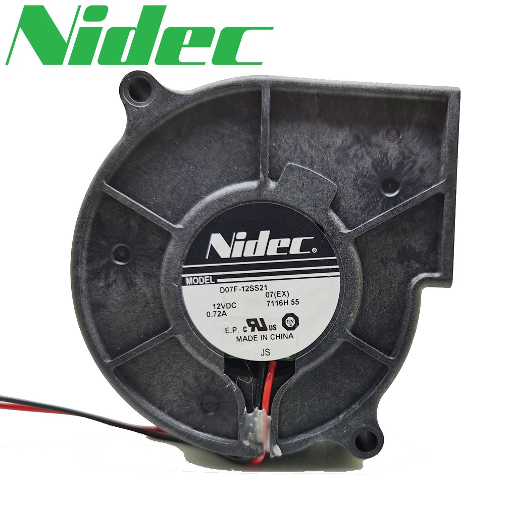 Nidec D07F-12SS21 DC12V 0.72A projector blower centrifugal cooling fan