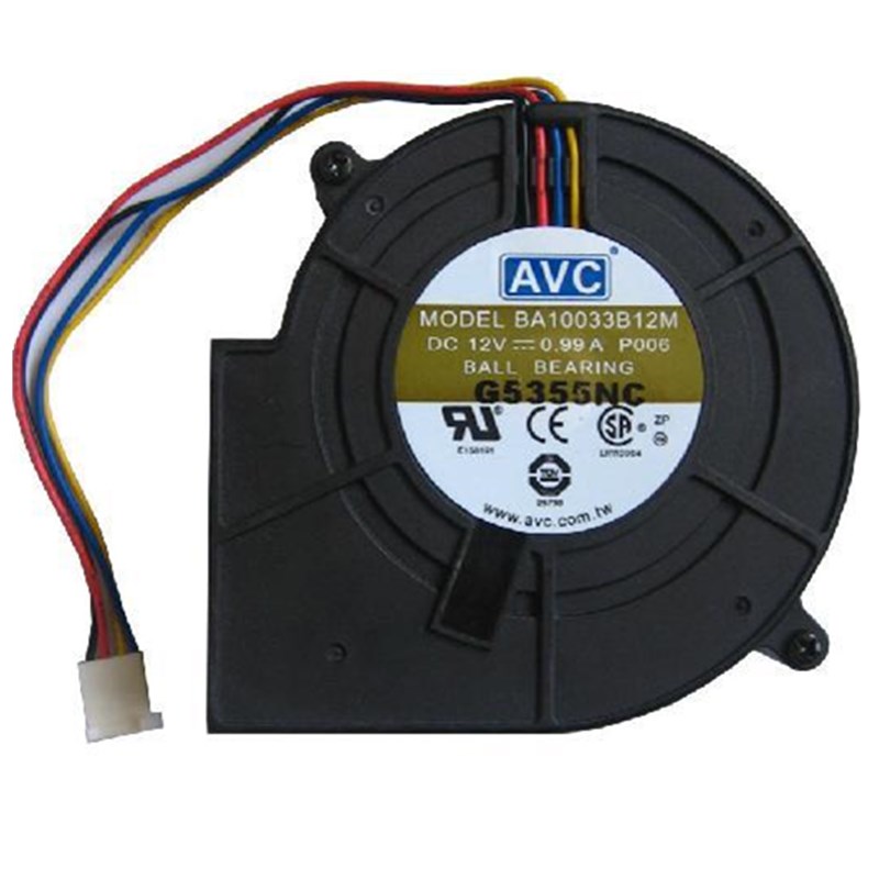 AVC BA10033B12M 12V 0.99A 9CM 4-wire PWM temperature centrifugal fan
