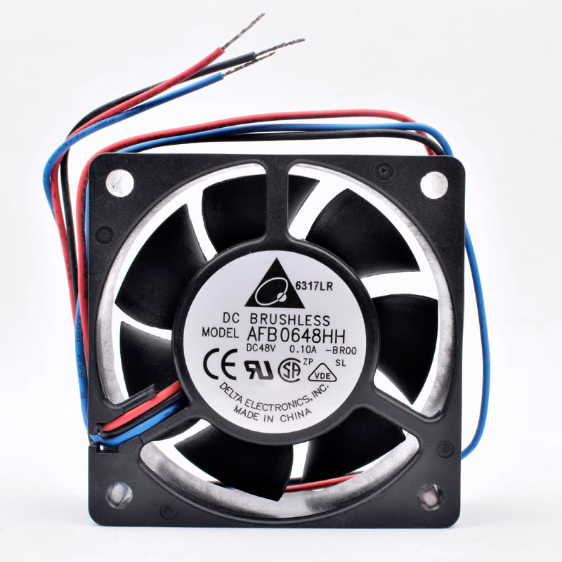 Delta AFB0648HH-BR00 DC48V 0.10A 3-wires cooling fan