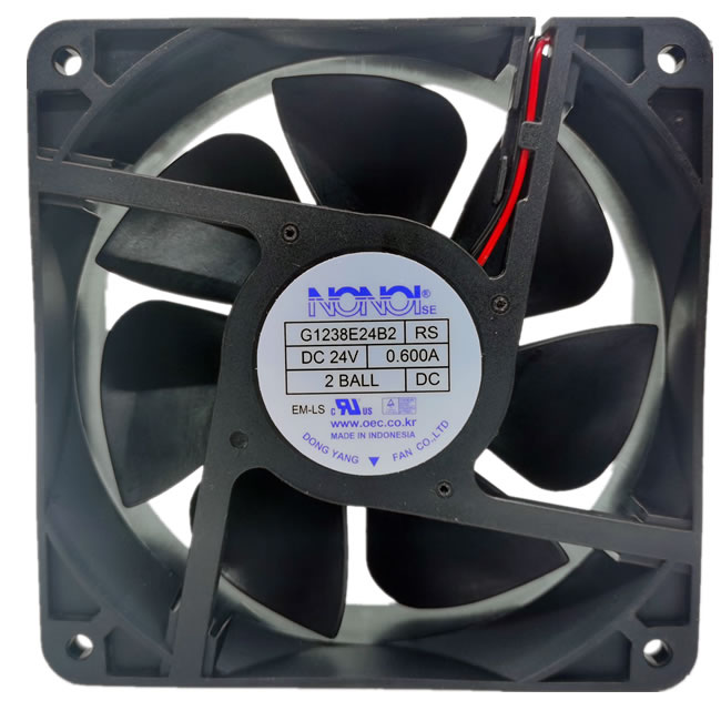 NONOI G1238E24B2 RS DC24V 0.6A  2BALL cooling fan