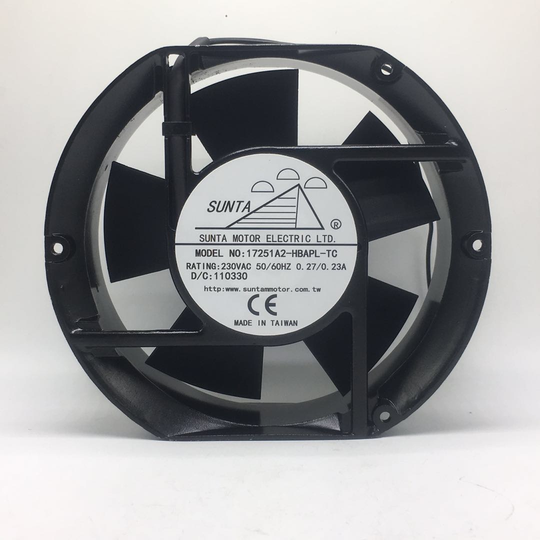 SUNTA 17251A2-HBAPL-TC 230VAC 2-Wires cooling fan