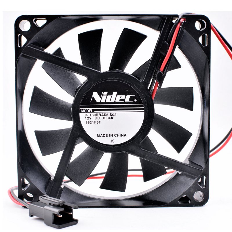 DJT80RBAS5-S02 Nidec DC12V 0.04A Refrigerator cooling fan