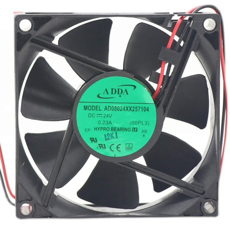 AD08024XX257104 ADDA DC24V 0.23A 2-Wires cooling fan