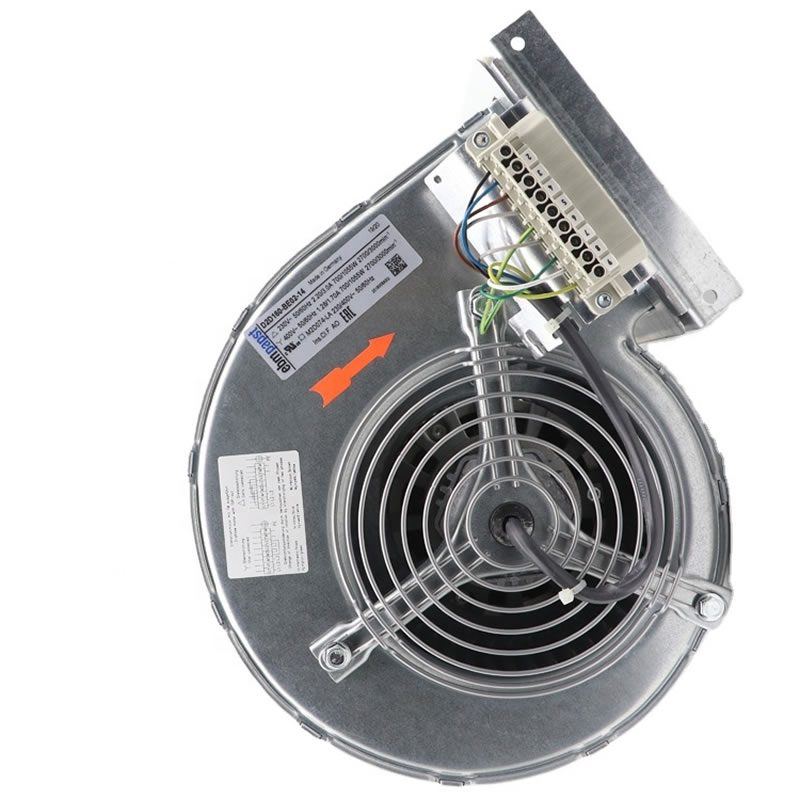 D2D160-BE02-14 ebmpapst AC230V 700W ABB Inverter Blower Centrifugal Fan